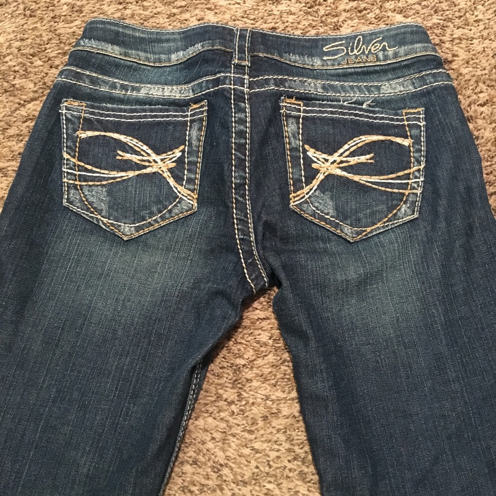 Silver jeans